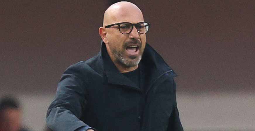 Il mister Antonio Calabro