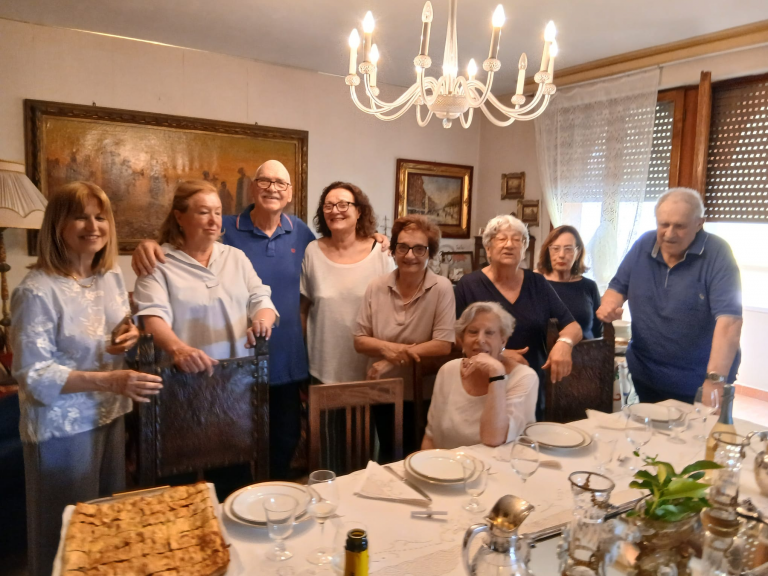 I partecipanti alla reunion della 3C del Toniolo del 1964