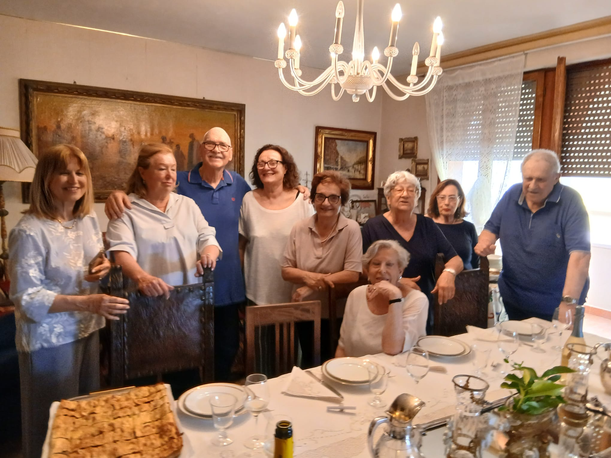 I partecipanti alla reunion della 3C del Toniolo del 1964