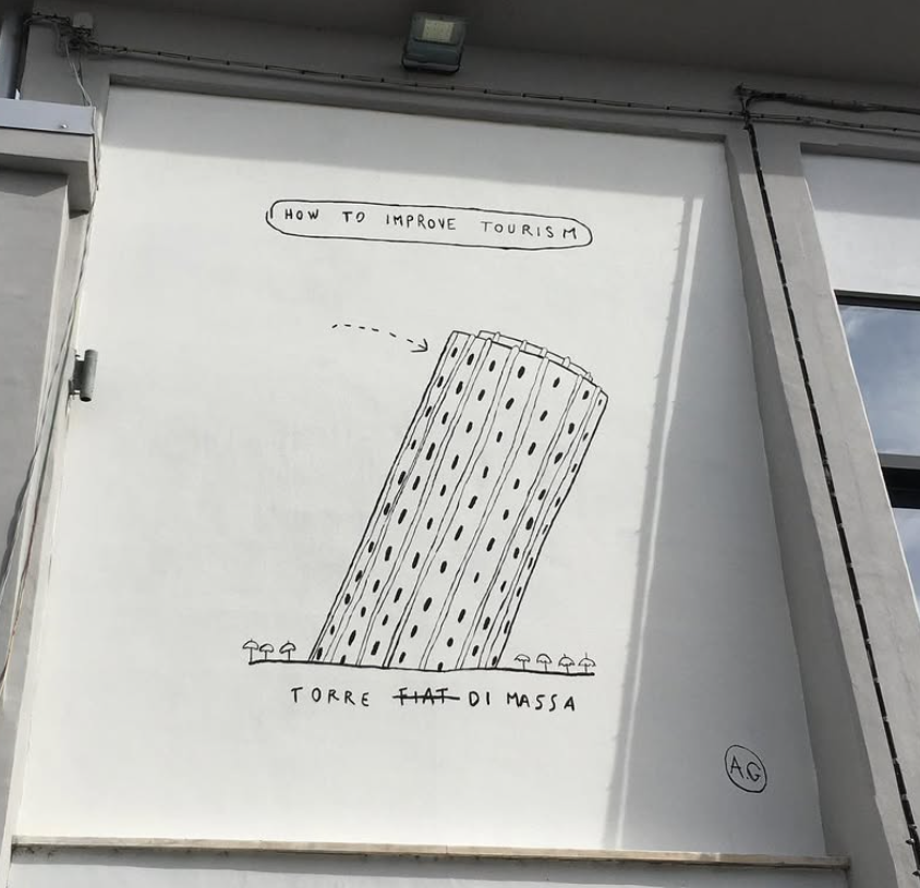 murales Aldo Giannotti al mercato coperto di Massa - Aldo Giannotti